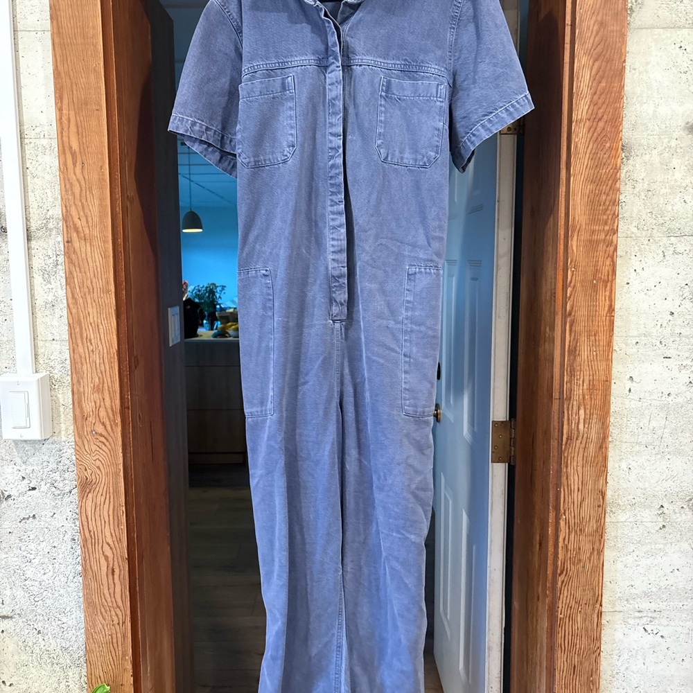 Old Navy Blue Denim Jumpsuit